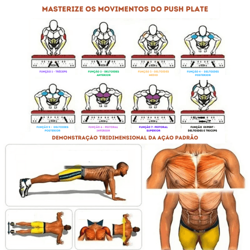 Suporte para Exercícios - Push Plates