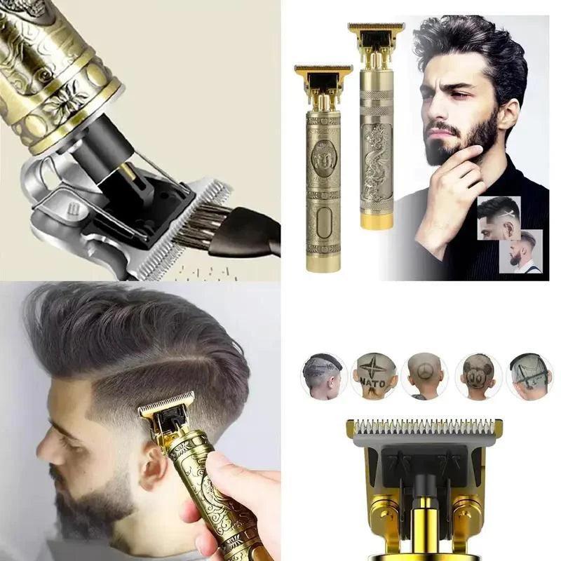 Máquina de Cortar Cabelo - Designer de Barba Elétrico Profissional