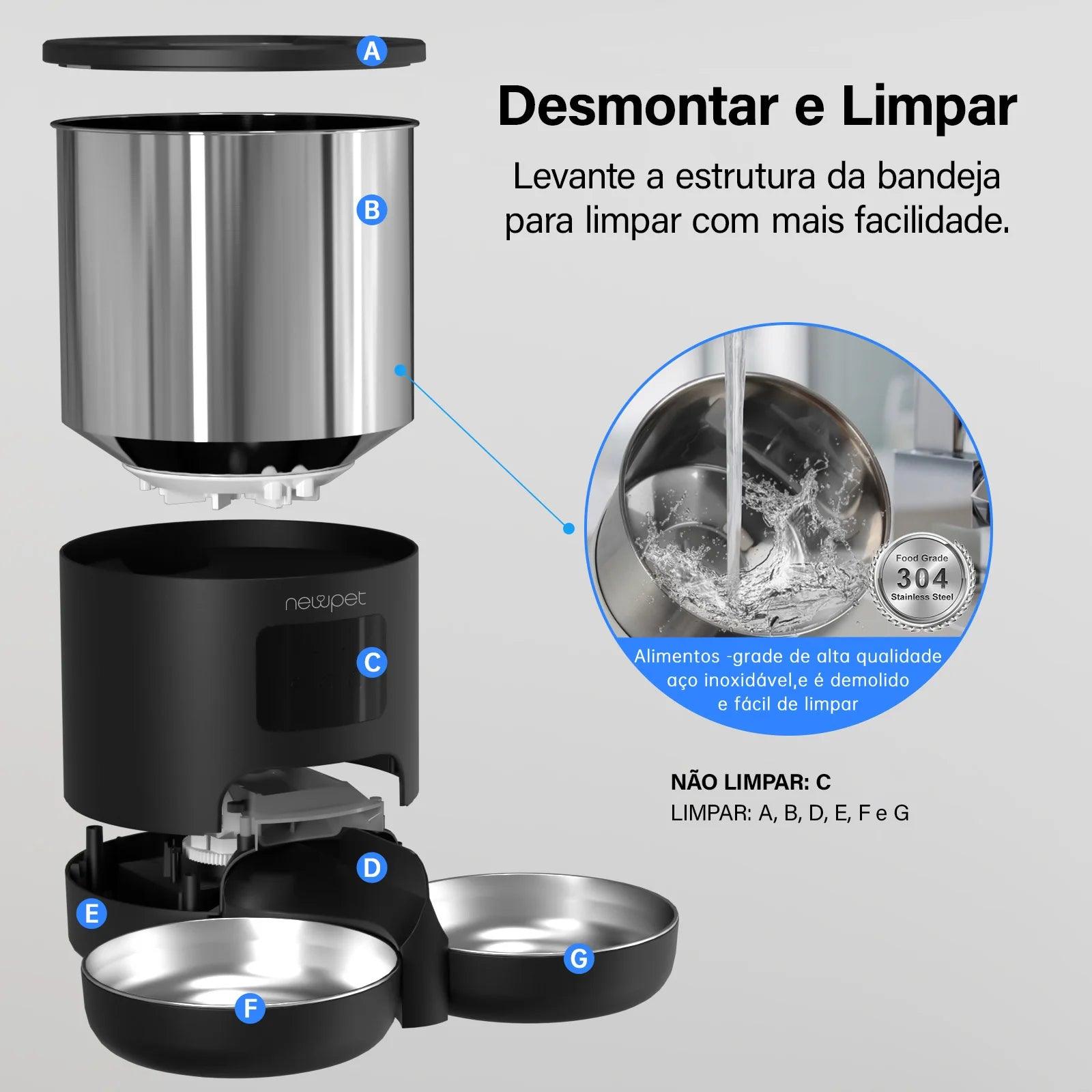 Dispenser Automático para Pets - 5L