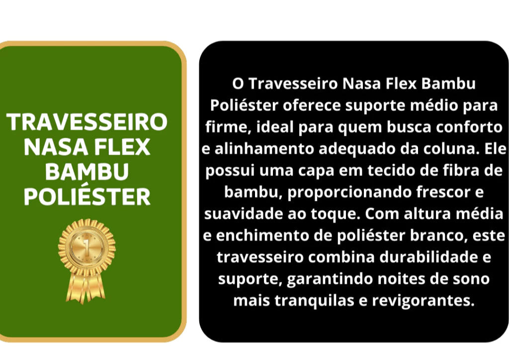 Travesseiro NASA Flex Bambu